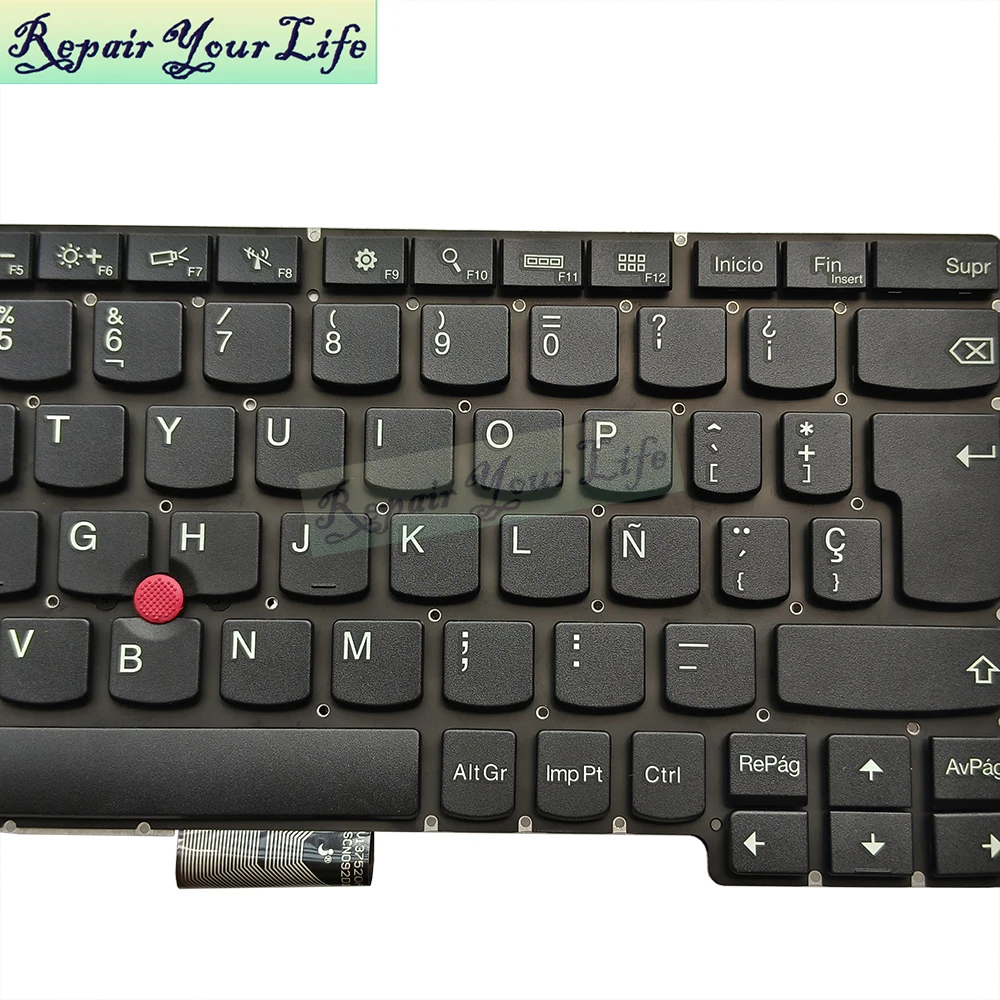 Teclado ruso latino español para Lenovo ThinkPad Helix X1 3697 3702 3701 V137520AK1 04Y0087 04Y0100 Trackpoint para ordenador portátil Teclado - imagen 2
