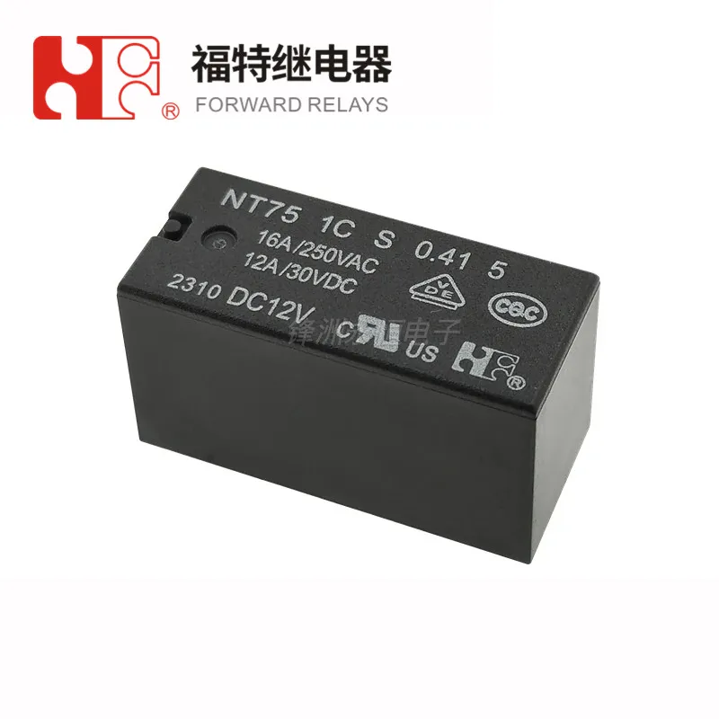 5 uds relé de avance HF115F NT75 1C S 0,41 5 NT751CS0.415 DC5V DC12V DC24V 8PIN 16A relé de potencia 1ZS3 - imagen 4