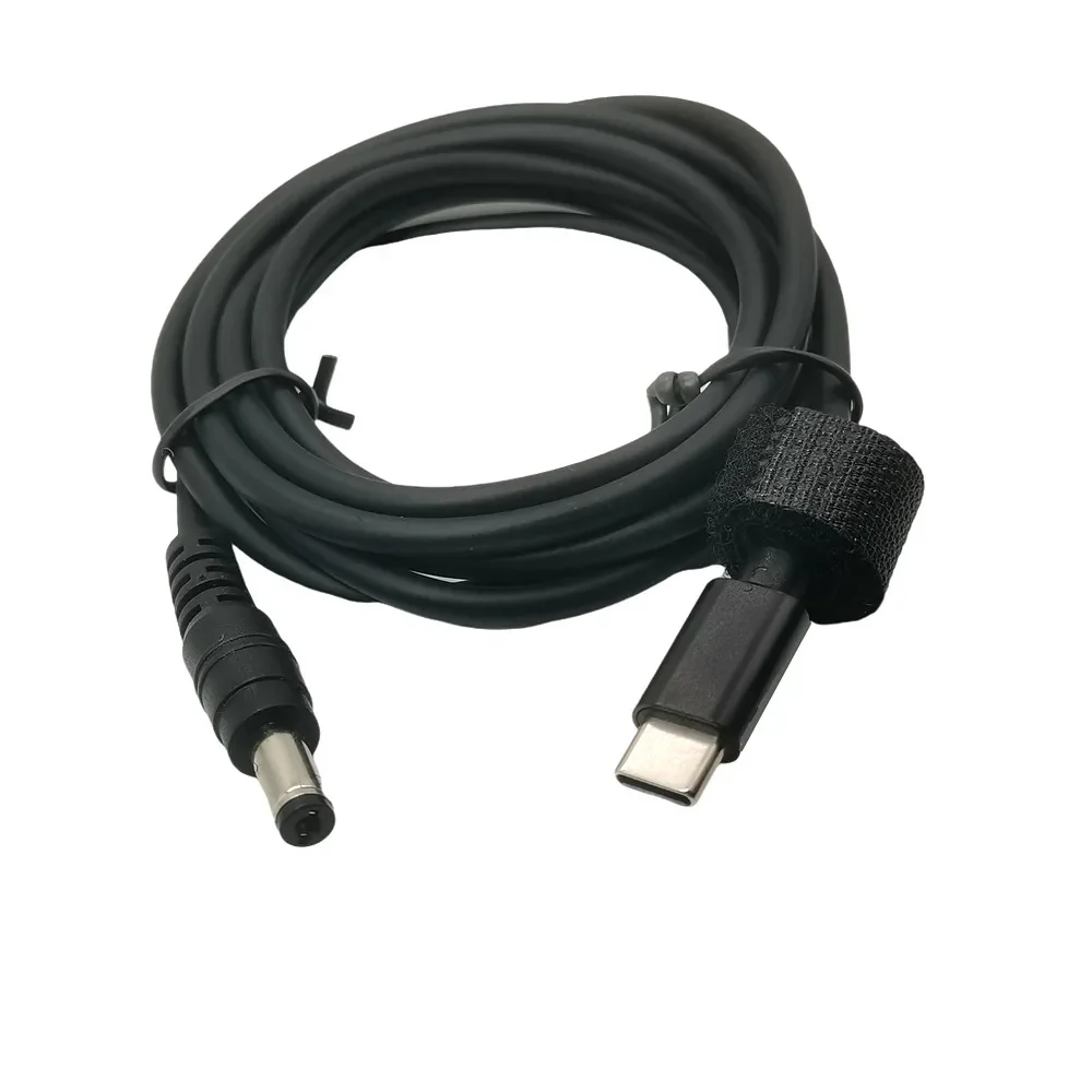 1,5 m 65 W PD USB tipo C entrada macho a cable de carga de alimentación de 5,5 mm x 2,1 mm para computadora portátil (5521) - imagen 2