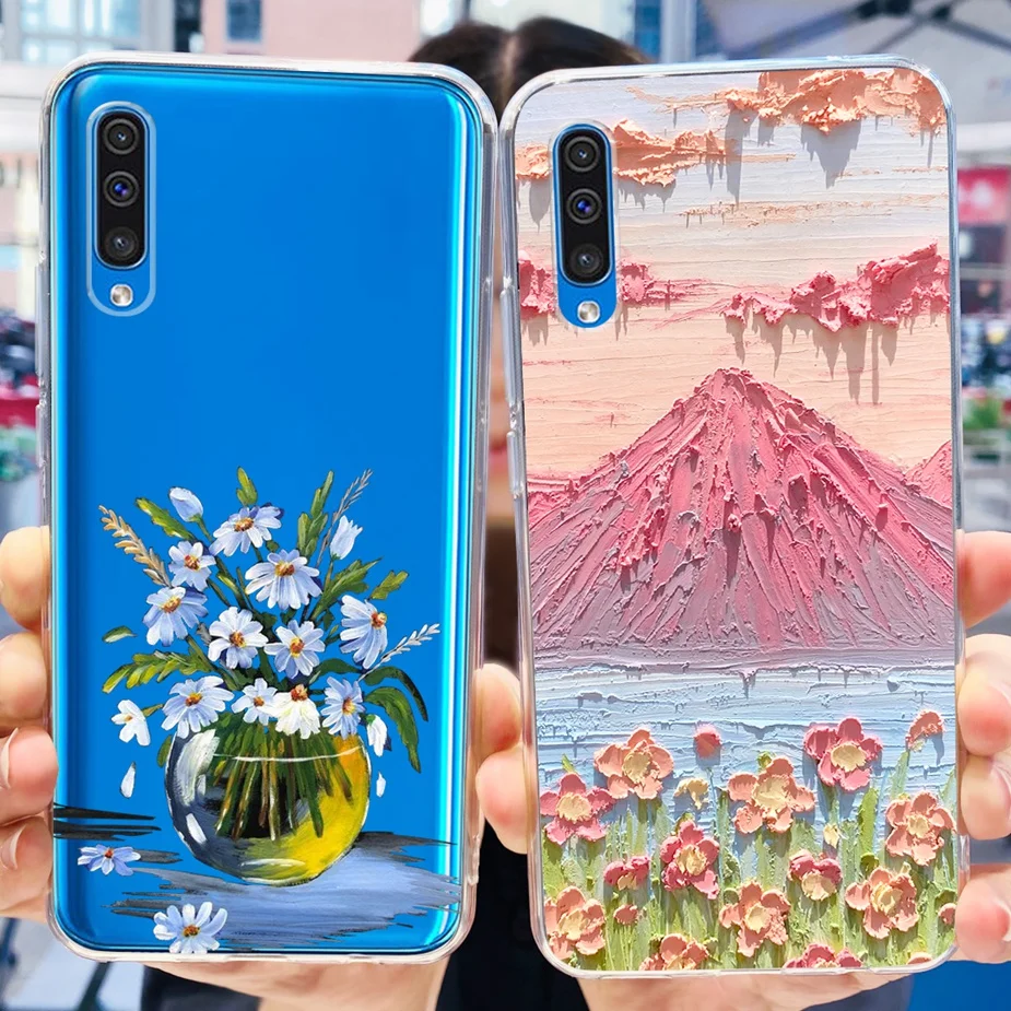 Funda de silicona blanda para Samsung Galaxy A70, carcasa bonita pintada A la moda, parachoques para Samsung A70 A 70 s Galaxy A70s - imagen 4