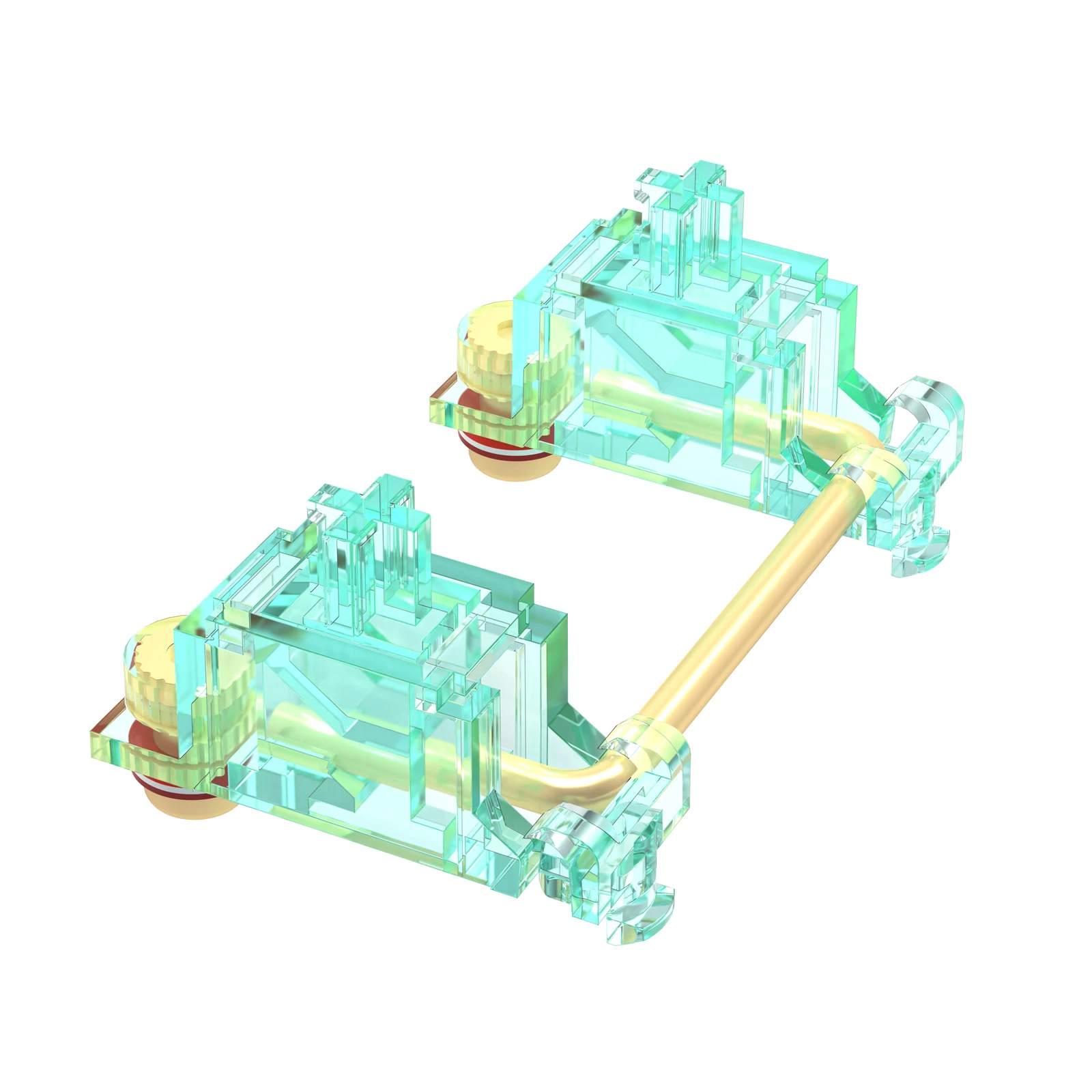 Estabilizadores DUROCK V3, Estabilizadores de montaje PCB Estabilizadores Miami Vice Pink Tornillo morado en apagados Estabilizadores de teclado azul verde azulado V3 - imagen 5