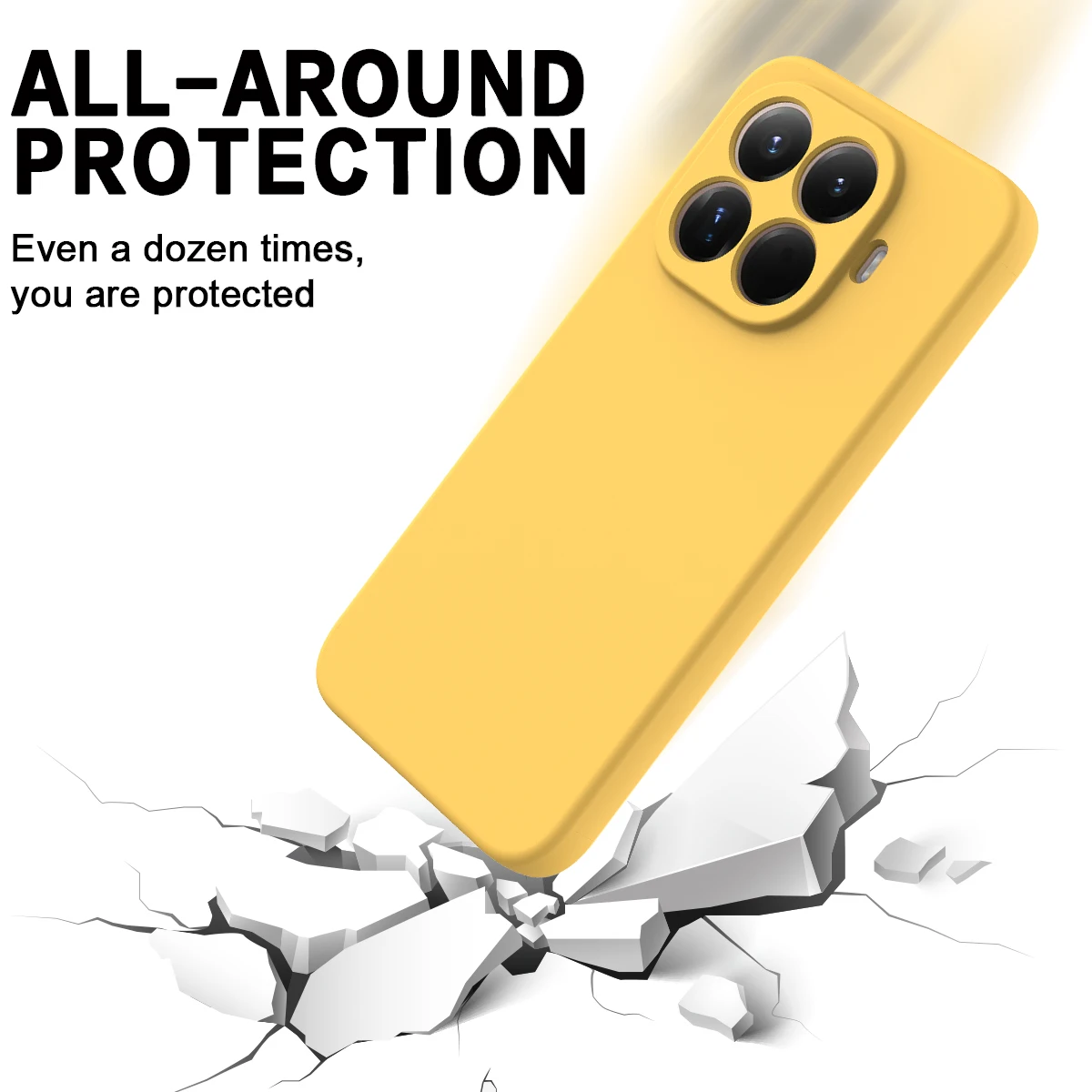 Funda de silicona líquida para Xiaomi 15T Pro, Funda suave anticaída a prueba de golpes con cordón y sensación de piel para Xiaomi 15T Pro Mi15T - imagen 4