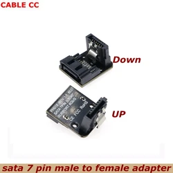 Adaptador SATA 7 Pines 90 Grados Hembra a Macho para PC con Bloqueo