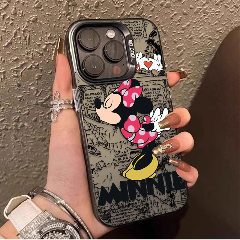 Funda de teléfono de Mickey Minnie de Disney para Xiaomi Redmi Note 14 13 12 11 Pro Plus 4G 5G 12S 11S 10S 10 9 9S 12C 13C 14C A3 A4 - imagen 2