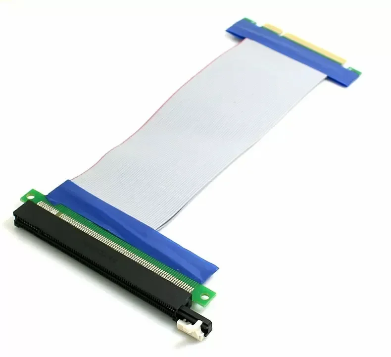 Extensor PCIe X8 a X16 – Conectores Bañados en Oro para Minería - imagen 2