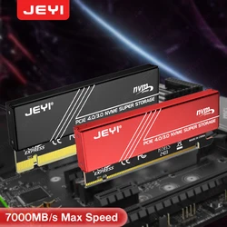 Adaptador JEYI M.2 NVMe a PCIe x16 Gen4 con disipador aluminio