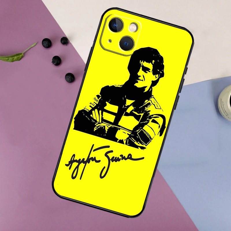 Ayrton Senna-funda suave para teléfono móvil, carcasa trasera para iPhone 16, 15, 14, 13, 12, 11 Pro MAX, XS, X, XR, 7, 8 Plus, 13, 12 Mini - imagen 3