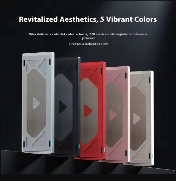 Weikav Max102 Teclado mecánico de aleación de aluminio Kits de teclado para juegos Qmk inalámbrico de tres modos Bluetooth regalo de gran configuración - imagen 5