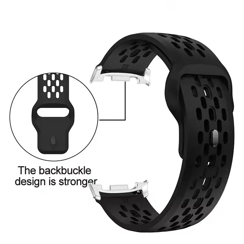 Correa de silicona transpirable para Galaxy Watch Ultra 2025, pulsera deportiva de 47mm para Samsung Galaxy Watch 8/8 Classic 46mm 40 44mm - imagen 3