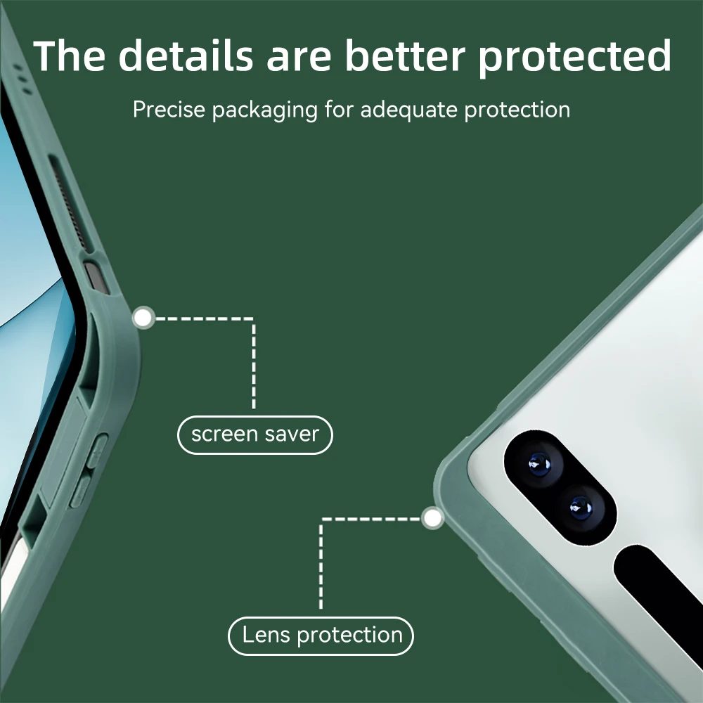 Funda protectora transparente de acrílico para tableta Samsung, accesorios para S6 Lite, S7, S8, S9, A8, Galaxy S7 +, S8 +, S9 Plus - imagen 4