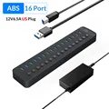 Black 16 Port US