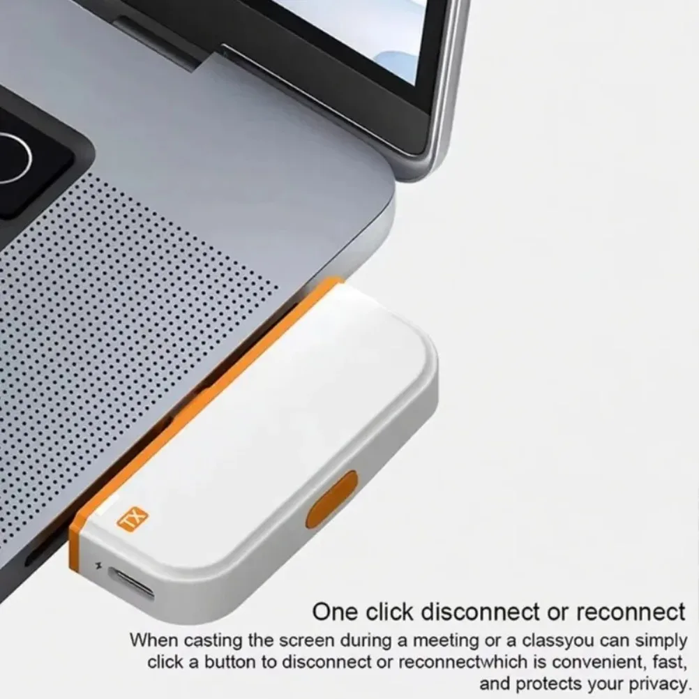 50M inalámbrico tipo C HDMI transmisor de vídeo receptor extensor adaptador de pantalla Dongle para TV Box Monitor proyector - imagen 4