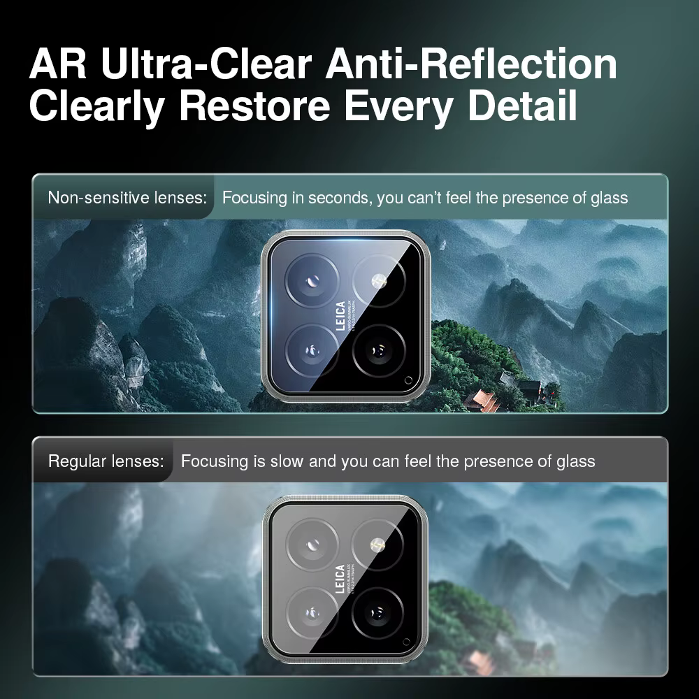 Xiaomi 15 Pro / Mi 14 Pro Protector Lente Vidrio Antirreflectante - imagen 2