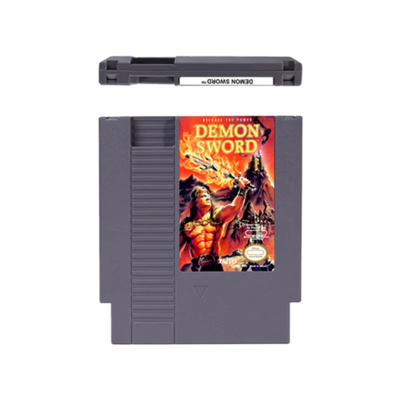 Tarjeta de juego de acción Demon Sword para consola NES de 72 pines y 8 bits, cartucho de videojuego para NINTENDO