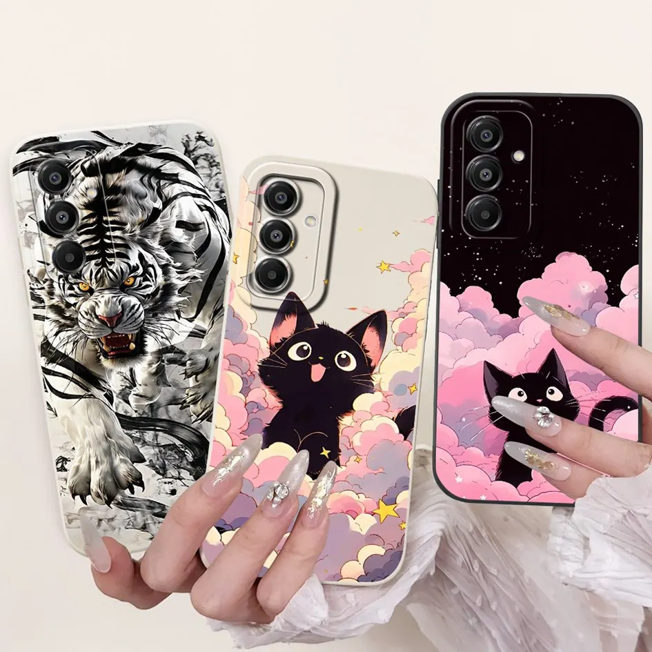 Para Samsung Galaxy A17 funda SM-A176B de lujo Bowknot flor suave silicona cubierta a prueba de golpes para Samsung A17 4G SM-A175F A 17 Shell - imagen 5