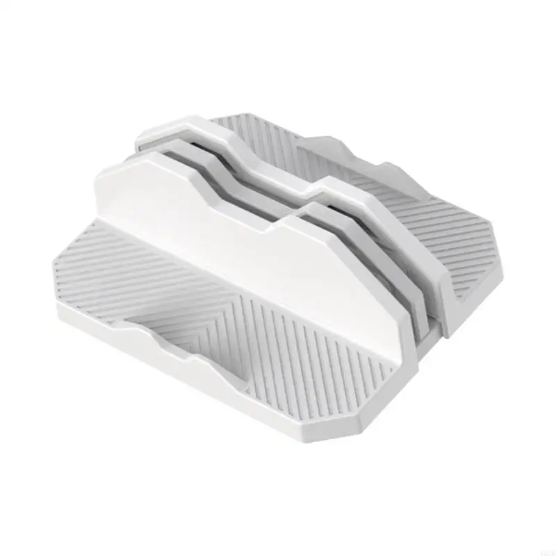 Soporte organizador Vertical multicapa para portátil 462E, con Base antideslizante para almacenamiento en hogar y Oficina, - imagen 4