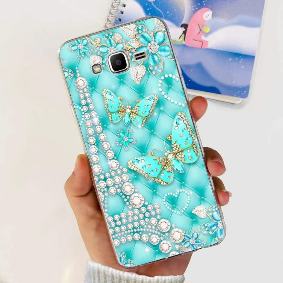 Funda de silicona transparente para Samsung Galaxy Grand Prime Plus, cubierta suave de espacio de moda para Samsung J2 Prime J5 Prime J7 Prime 2, parachoques - imagen 4