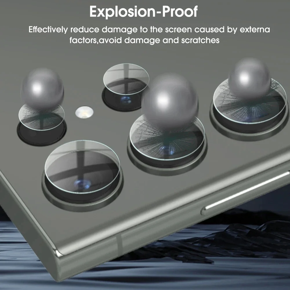 Protector de cámara de cristal para Samsung Galaxy S25 S24 S23 Ultra trasero HD accesorios de película de lente de cámara para Samsung Galaxy S24 S24Ultra - imagen 3