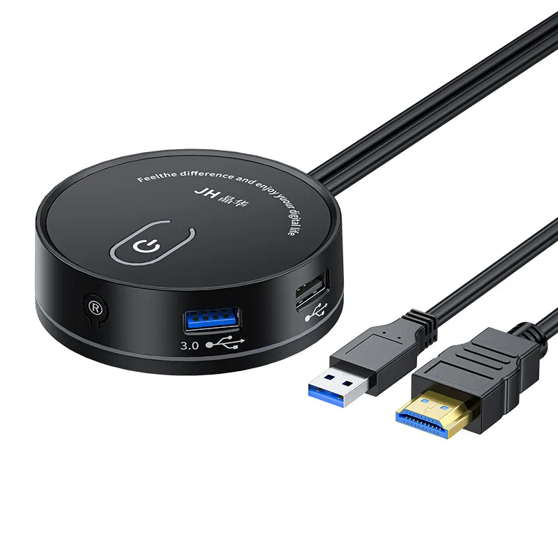 Jinghua-Interruptor de escritorio para ordenador, botón de extensión de alimentación externa, USB 3,0, Universal, para el hogar - imagen 2