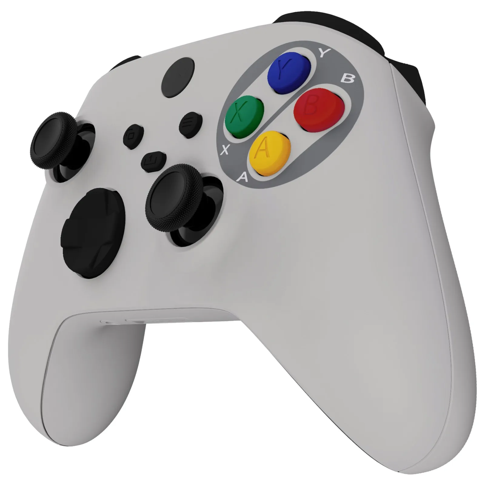 EXtremeRate juego completo de botones de carcasa para controlador inalámbrico Xbox Core, rieles laterales, empuñaduras, cubierta de placa frontal y trasera, estilos clásicos - imagen 4