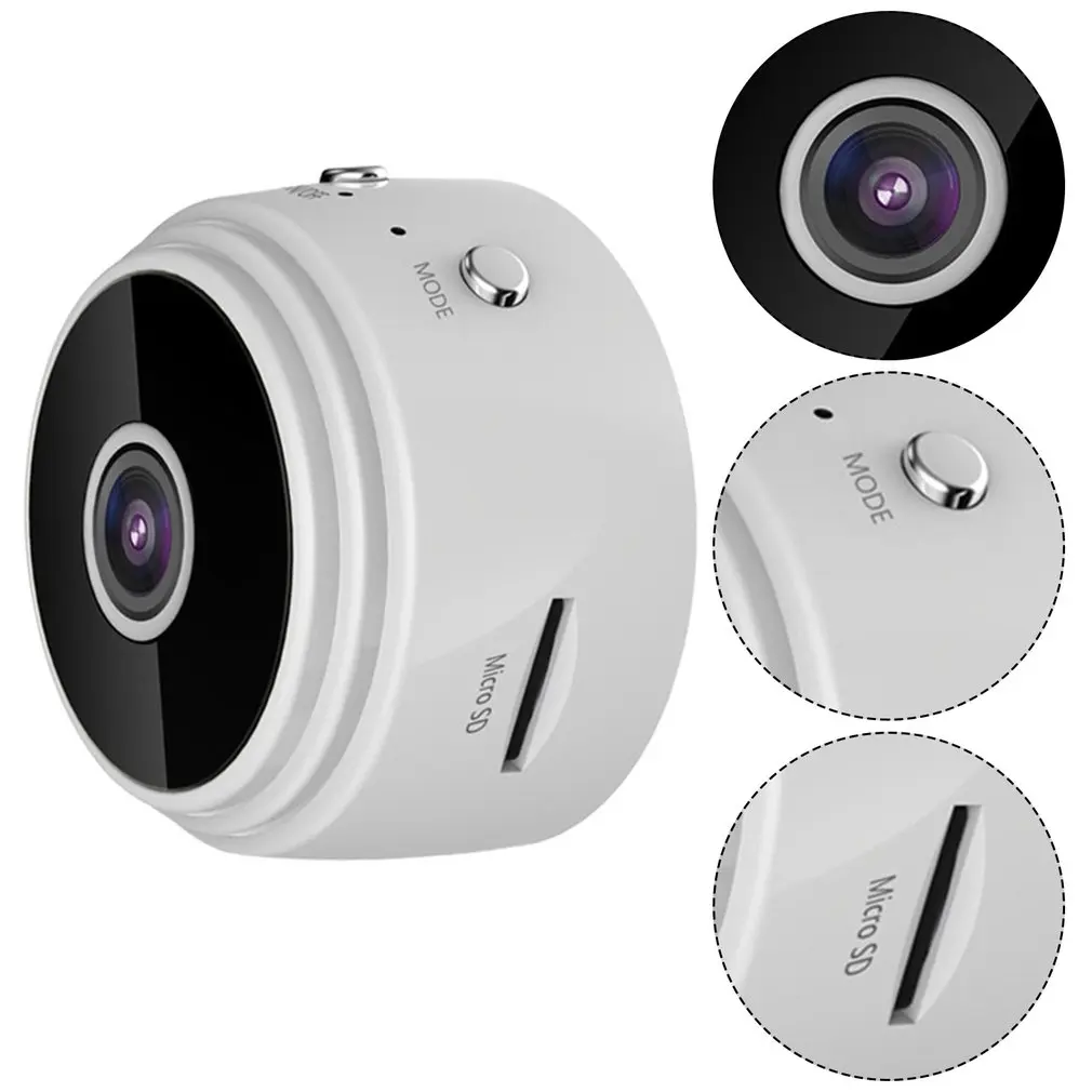 Caliente 1080P A9 Cemera HD WIFI CCTV vista voz vídeo seguridad del hogar inalámbrico IR noche Mini videocámara Micro cámaras de vigilancia - imagen 4