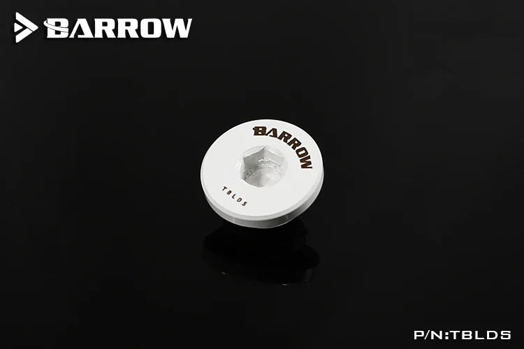 Barrow TBLDS, G1 / 4 ", negro y plateado, apriete a mano el tapón de sellado de cierre, refrigeración por agua, accesorios de ordenador - imagen 3