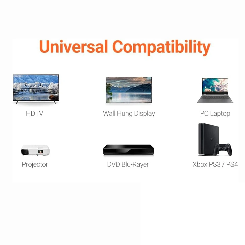 Adaptador macho a hembra compatible con HDMI de 90 grados hacia arriba, conector extensor plano en forma de L para PC, HDTV Fire Stick Chromecast - imagen 5