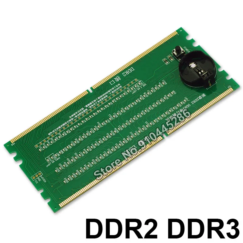 Analizador de diagnóstico de ranura de memoria de placa base DDR2 DDR3, tarjeta de prueba LED DDR4, probador de luz de CPU, carga falsa 1150 1151 1155 1156 - imagen 3