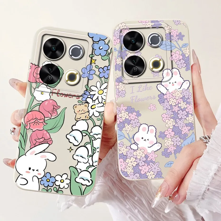 Para Itel P65 hermosa mariposa funda de teléfono con estampado Floral para Itel P671L ItelP65 fundas protectoras de gelatina de silicona suave - imagen 3