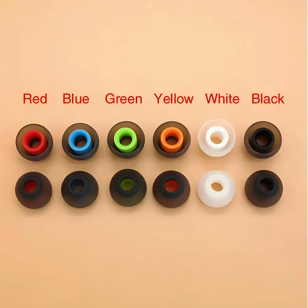 Fundas de Gel para auriculares intrauditivos de silicona de 4,5mm, tapones para los oídos, almohadillas para los oídos, cojín para Philips, 6 uds./3 pares - imagen 2