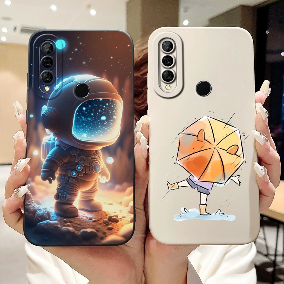Para Huawei Y6p funda MED-LX9 elegante cubierta pintada de caramelo fundas de teléfono a prueba de golpes para Huawei Y7p Y 7p ART-L28 HuaweiY6p Fundas suaves - imagen 5