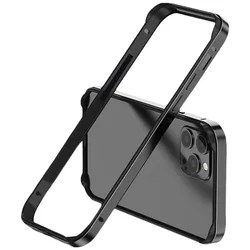 Funda bumper de aluminio para iPhone con interior de silicona suave