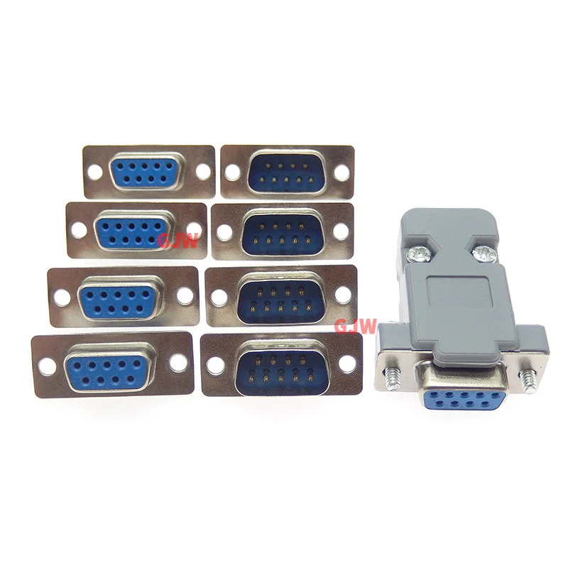 Conector DB9 - Vista frontal del conector hembra