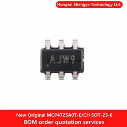 MCP4725A0T-E/CH SOT-23-6, 12 bits, salida única, Chip DAC IC, Original, nuevo