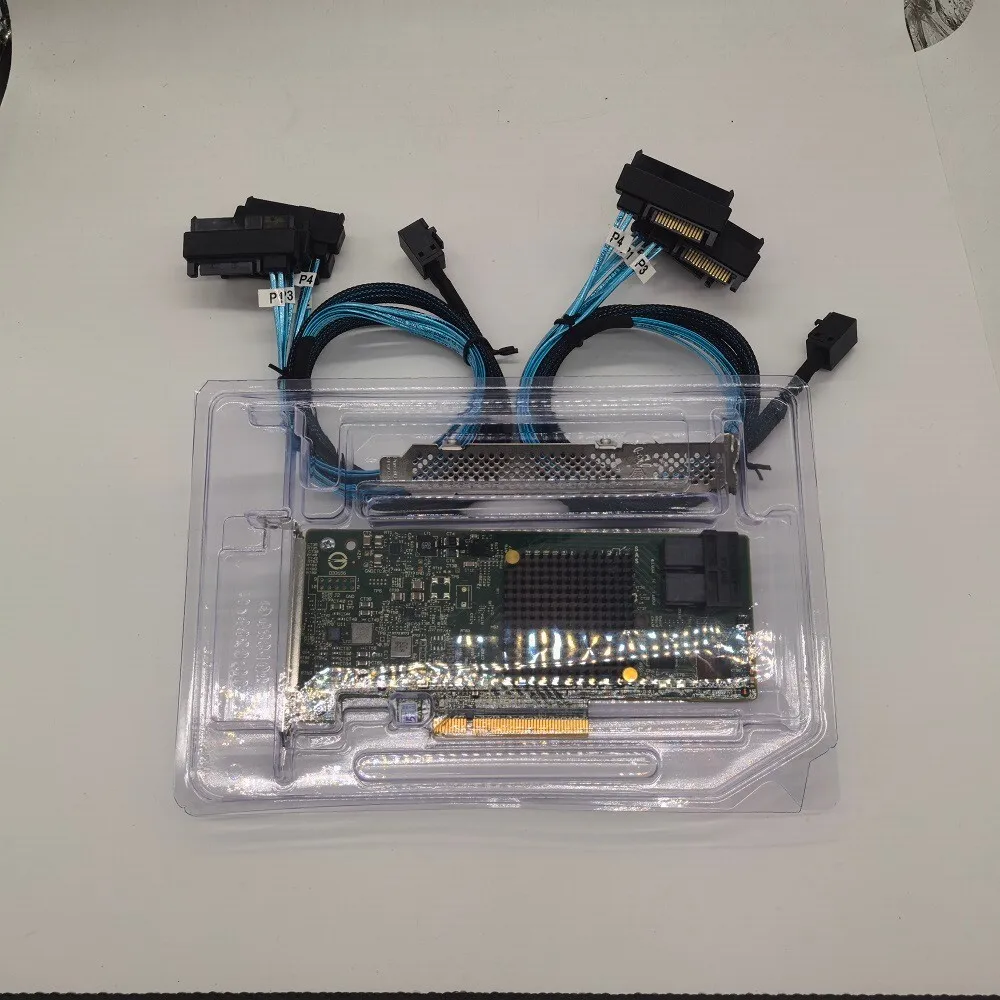 OEM LSI 9300-8I PCI-Express 3.0 8 puertos SAS3 12 Gb/s HBA + 2X 8643 a cable SAS - imagen 2