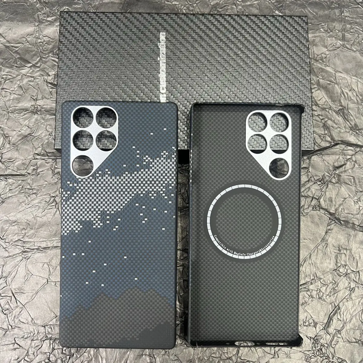 Para Red Magic11 Pro Plus Funda elegante de fibra magnética respetuosa con la piel para Red Magic 11 Pro + Funda de parachoques a prueba de golpes - imagen 2