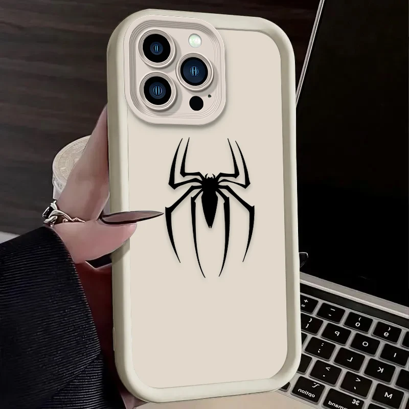 Funda de teléfono Marvel Batmans Spider Man para iPhone 16 16E 15 14 13 12 11 Pro Max X XS X S Max XR SE 2020 SE4 7 8 cubierta a prueba de golpes - imagen 5