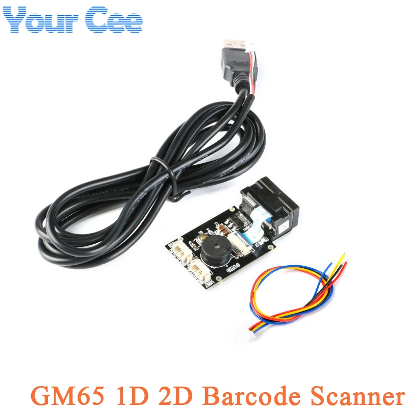 GM65 GM65S 1D 2D imagen de código QR módulo de identificación de código de barras escáner escaneo placa lectora de código de barras integrada con Cable - imagen 2