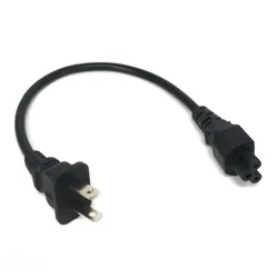 Cable Extensión NEMA 1-15P a IEC C5 – 30 cm