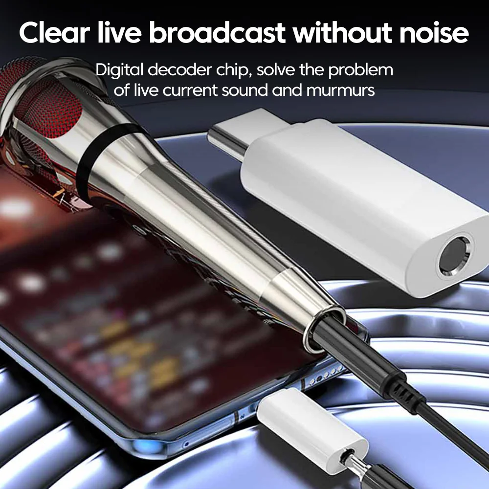 Elough USB/USB C a 3 5mm Jack Adaptador de Audio para iPhone 15 Samsung Xiaomi tipo C a jack 3,5mm adaptador de auriculares tarjeta de sonido USB - imagen 4