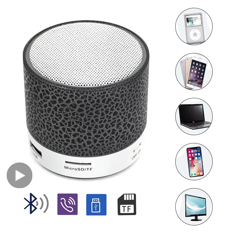 Altavoz inalámbrico Caixa De Som con Bluetooth, caja De sonido De música portátil, Mini Bluetooth para Deflector De Subwoofer, Audio manos libres, Bocina Baffe - imagen 2