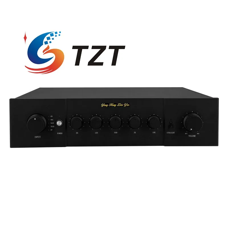 TZT plateado/negro actualizado 5th X1 HiFi Clase A preamplificador totalmente equilibrado sintonización de 5 bandas amplificador de potencia de Audio Bluetooth5.2 - imagen 2