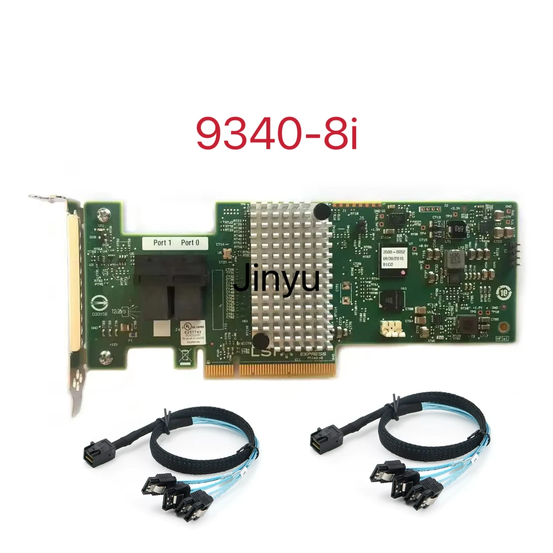 LSI SAS 9340-8i SAS3008 M1215 SAS HBA de 12 Gbps + 2 * Cable SATA SFF8643 - imagen 2