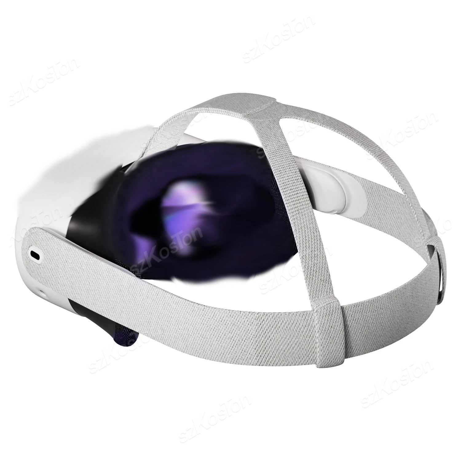 Correa de cabeza Original de repuesto para auriculares Meta Quest 3 / 3S VR con tapas de agarre para pulgar de controlador para accesorios Meta Quest 3 - imagen 2