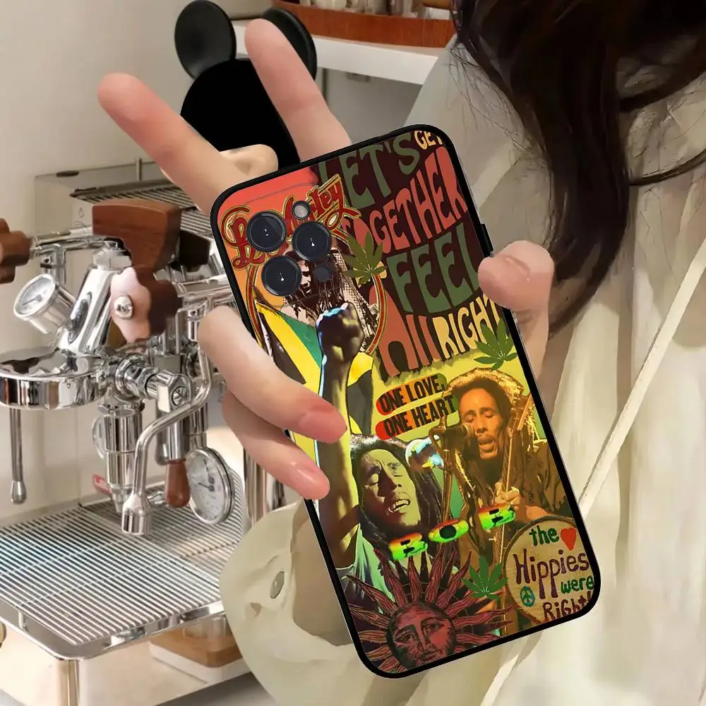 Funda de teléfono Reggae Bob Singer m-marleyes para IPhone 17 16 15 14 11 12 13 Mini Pro XS Max Plus Funda - imagen 4