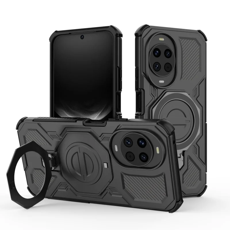 Para funda Huawei Nova 14 funda Huawei Nova 14 Capas parachoques trasero atracción magnética anillo de adsorción soporte Fundas Huawei Nova 14 - imagen 4
