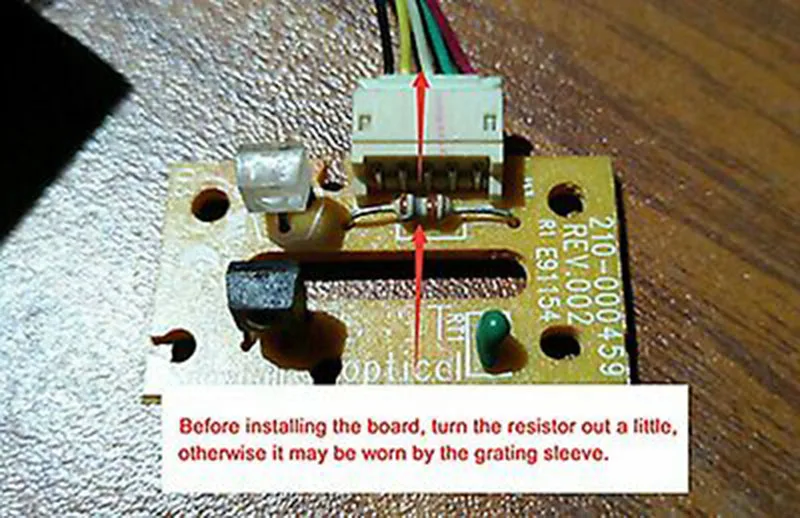 Codificador óptico de rueda de 60 ranuras de acero inoxidable preciso para Logitech G25/antiguo G27/fuerza motriz GT - imagen 4