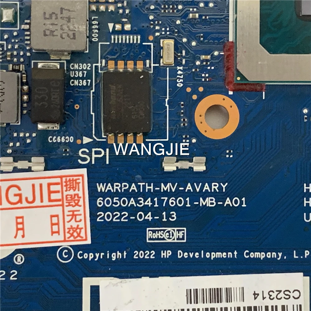 HSN-I45C 6050A 3417601 Placa base para ordenador portátil HP EliteBook 840 G9 N22216-601 N22217-601 DDR5 100% en funcionamiento - imagen 4