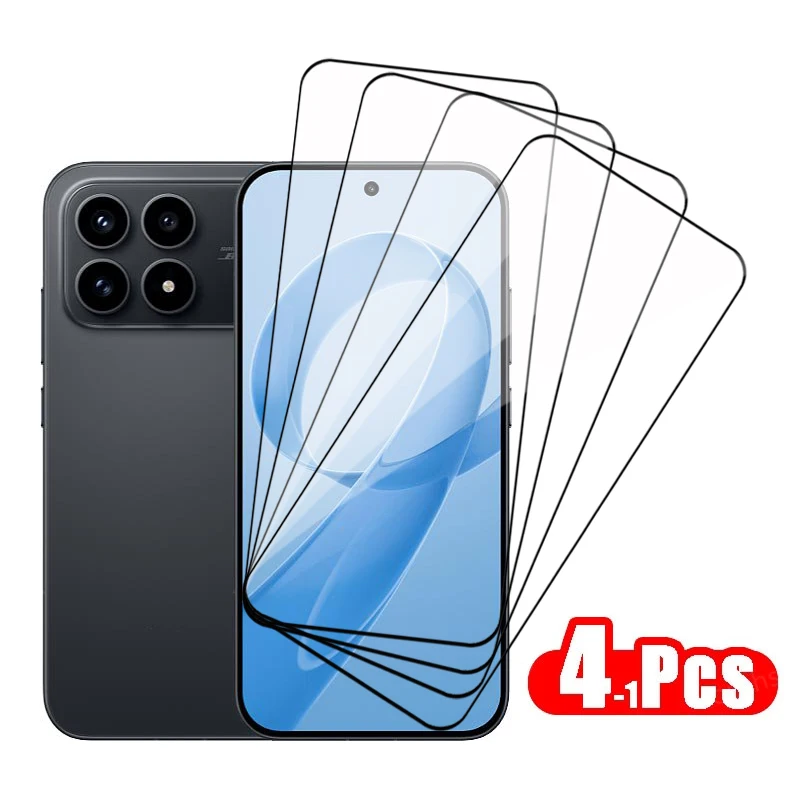 Vidrio de cubierta completa para Poco F8 Pro vidrio templado para Xiaomi Poco F8 Pro Protector de pantalla película protectora de teléfono Poco F8 Pro