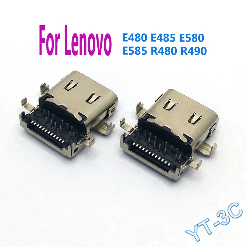 Enchufe de carga USB tipo C, conector de alimentación CC para Lenovo ThinkPad E480, E485, E580, E585, R480, R490, nuevo, 2 uds. - imagen 4